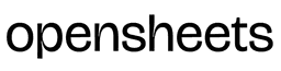 Opensheets